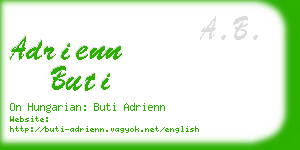adrienn buti business card